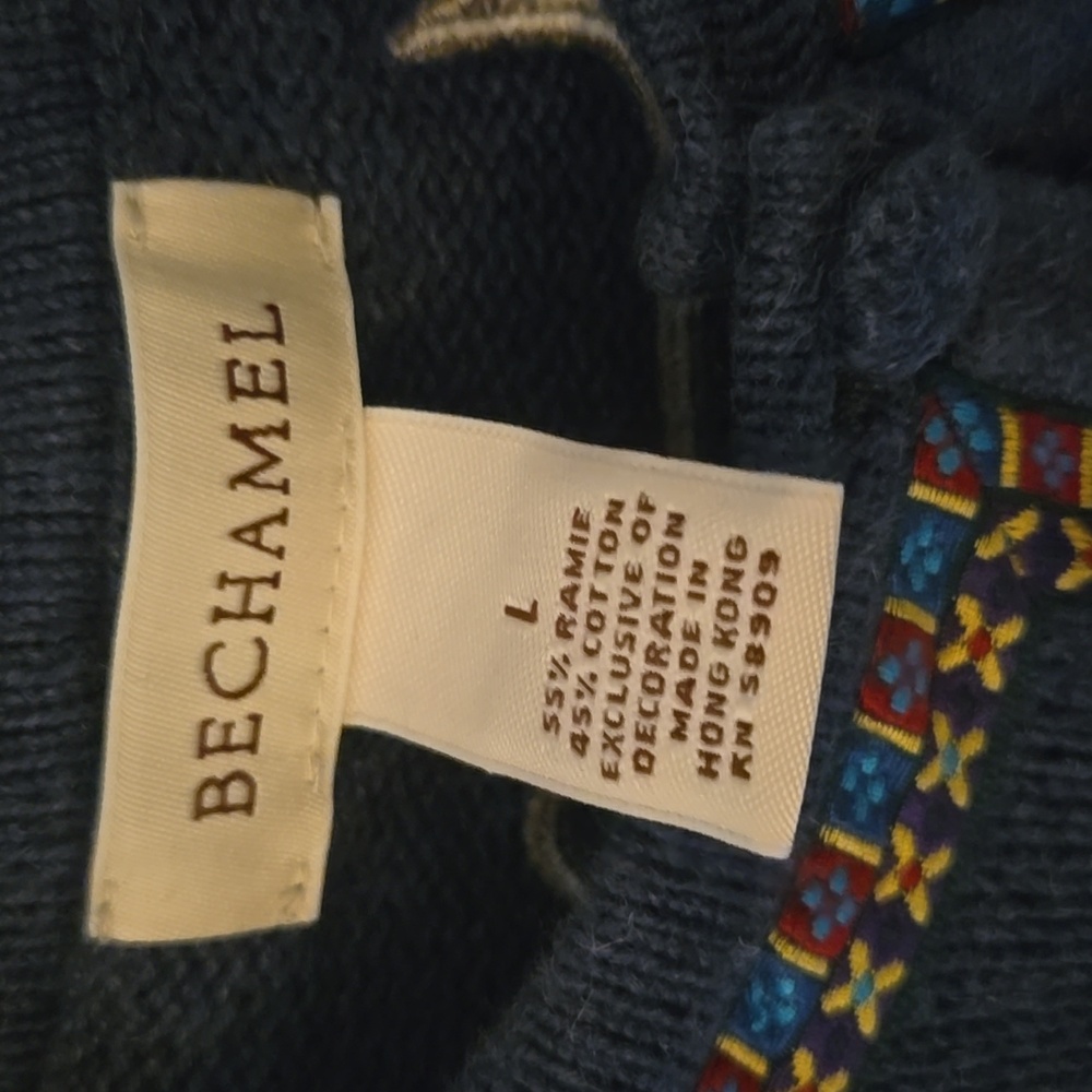 Bechamel Dark Blue Cardigan with Animal Designs - Picture 7 of 10